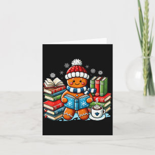 Pepparkaksläsande lärare Bokig bibliotek Barn U Kort