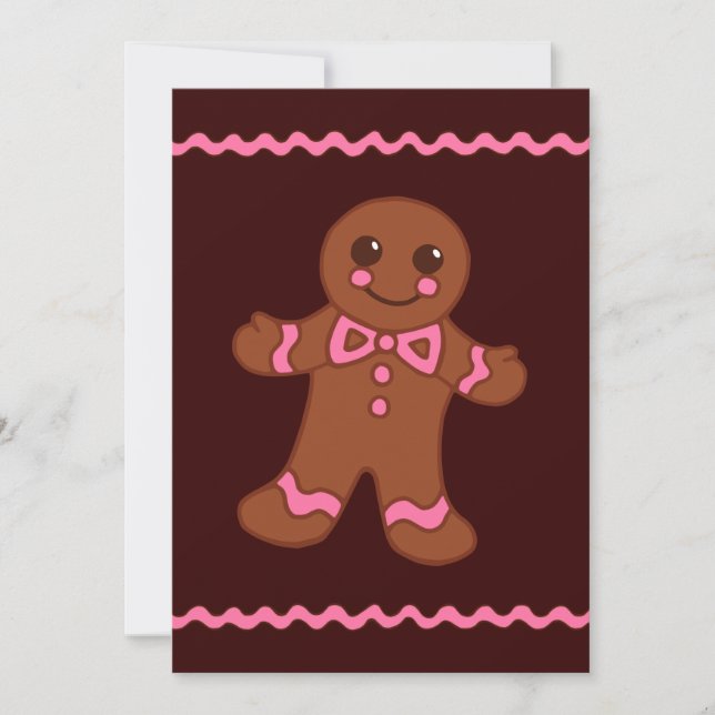 Pepparkaksman-inbjudningar Inbjudningar (Framsida)