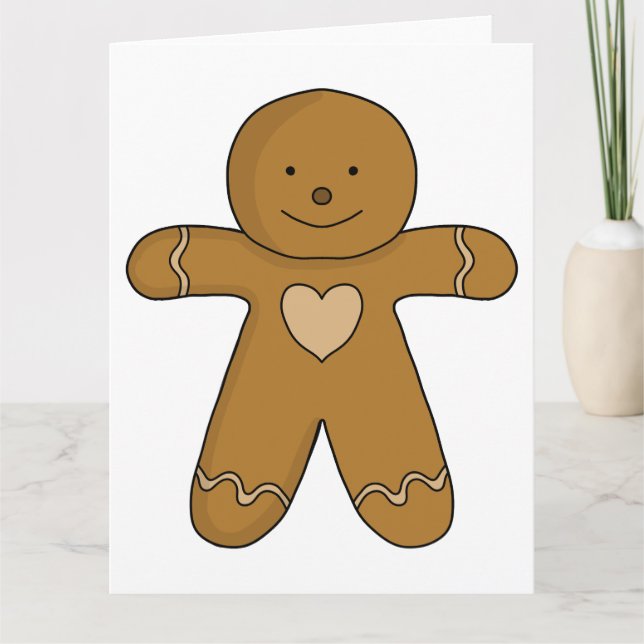 Pepparkaksman Julcookie Kort (Framsida)