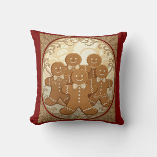 Pepparkaksman Kekar Jul Art Nouveau  Kudde