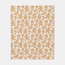 Pepparkaksman Kekar Neutral Jul Beige Fleecefilt