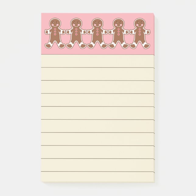 Pepparkaksnotis-lappar Post-it Block (Framsida)