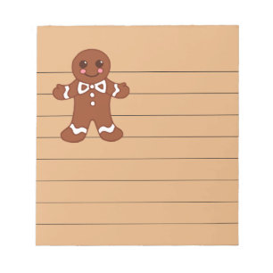 Pepparkaksnotisblock anteckningsblock