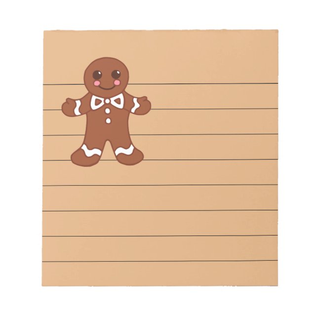Pepparkaksnotisblock  anteckningsblock (Framsida)