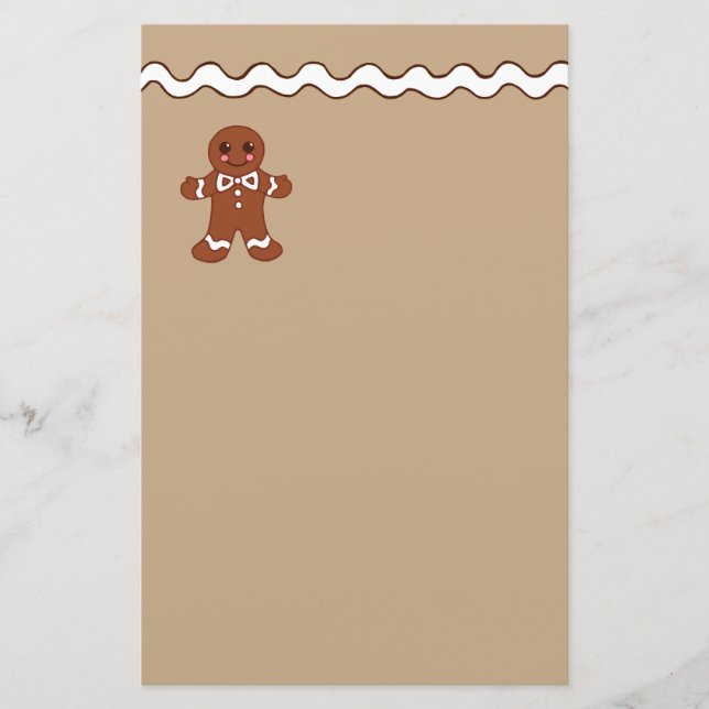 Pepparkakspapper Brevpapper (Framsida)