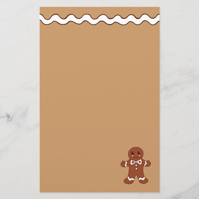 Pepparkakspapper Brevpapper (Framsida)