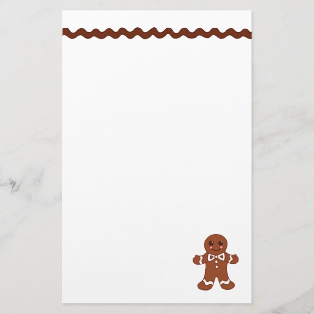 Pepparkakspapper Brevpapper (Framsida)