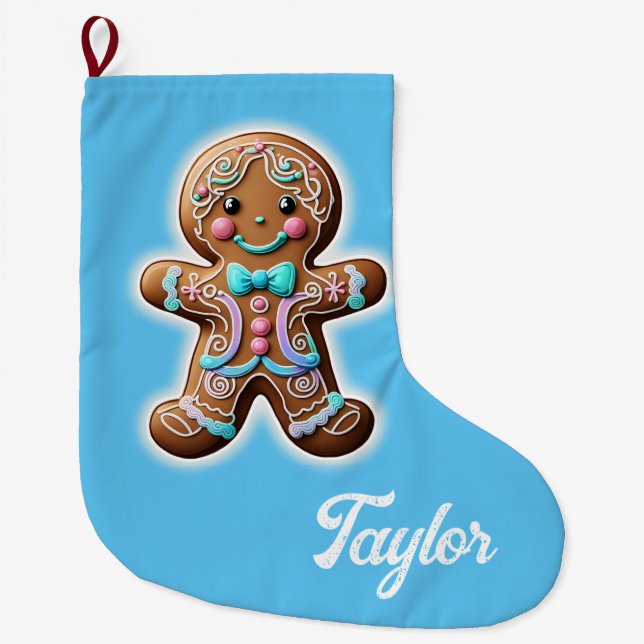 Pepparkakspojke Stor Julstrumpa (Framsidan)