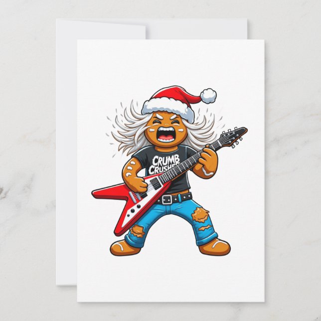 Pepparkaksrockgitarr jul 2026 högtid  meddelande (Framsida)