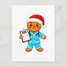 Pepparkakssjuksköterska jul 2026 höjd hälsa helg vykort