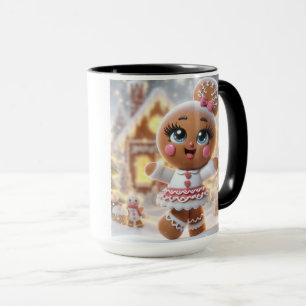 Pepparkakssnöflinga Glans Mugg