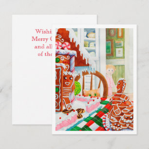 PEPPARKAKSSORPRENANG 4,25x5,5 Platt julkort