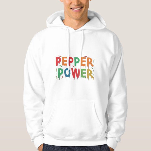 pepparkraft hoodie (Framsida)
