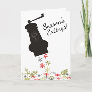 Pepparkvarn snöflingor kock catering Jul Helgkort