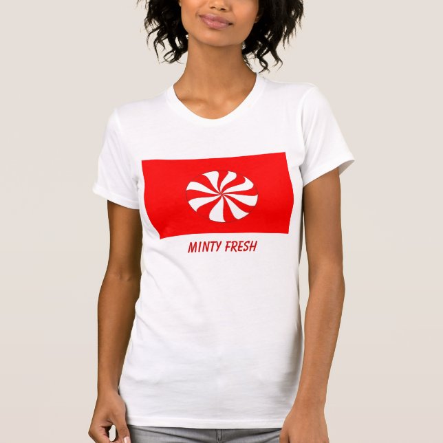 pepparmint Minty nytt Tee (Framsida)