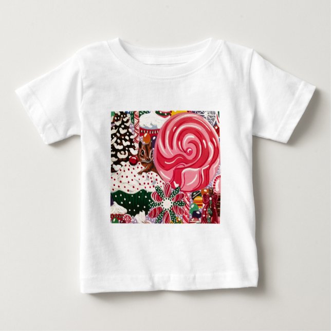 "Pepparmint Värld för Ms Elizabeths ", T-shirt (Framsida)