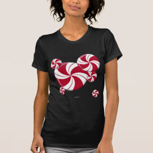Pepparmint virvlar runt randgodisen t-shirt