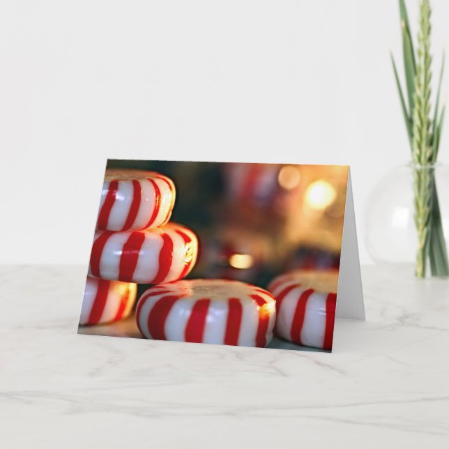 Pepparmintgodis Helgkort (Framsida)