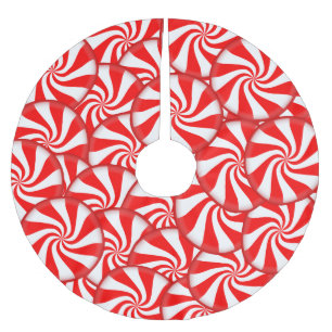 Pepparmintgodis Julgransmatta Borstad Polyester