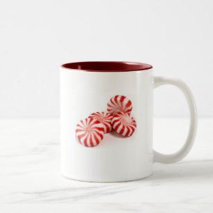 Pepparmintkaffemugg Två-Tonad Mugg
