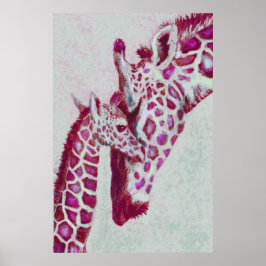 pepparmynta giraffes poster