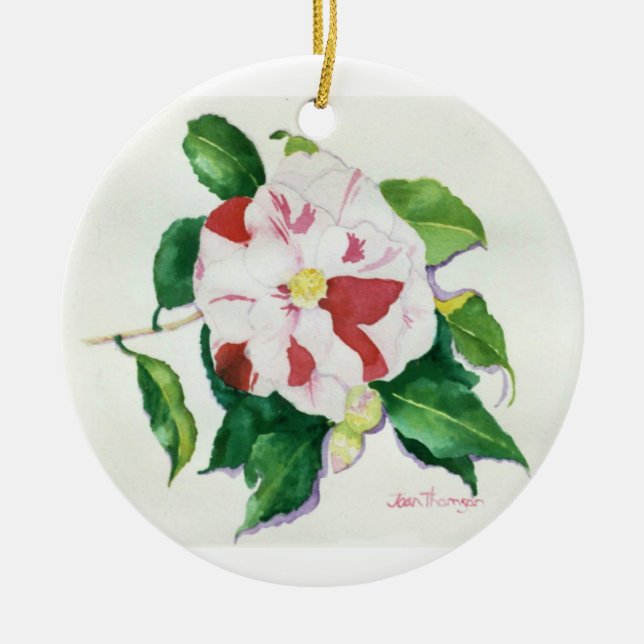 Pepparmynta Kamelia Ornament (Framsidan)