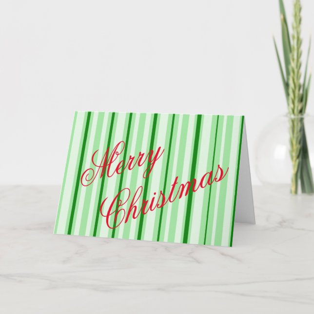 pepparmynta Merry Christmas-kort Kort (Framsida)