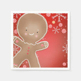 Pepparmynta Pepparkakskaka Julfest Pappersservett