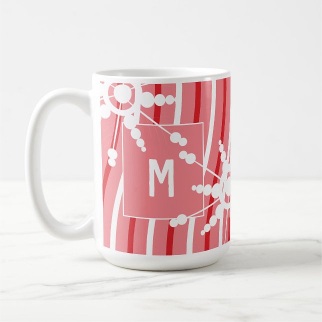 Pepparmynta Regnbåge Jul Snöflinga Kaffemugg (Vänster)