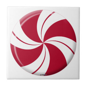 Pepparmynta Swirl Rand godis Kakelplatta
