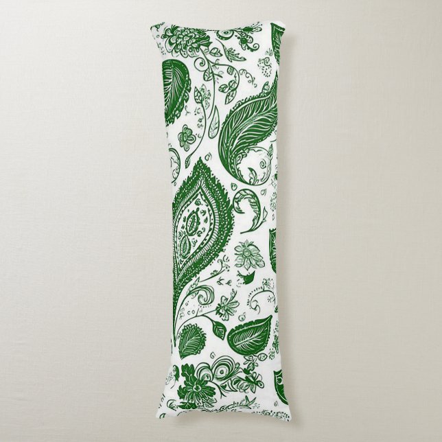 Pepparmynta Swirls Kroppskudde (Framsidan Vertikal)