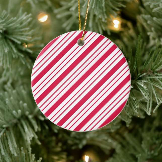 Pepparmynts julgodisornament julgransprydnad keramik (Träd)