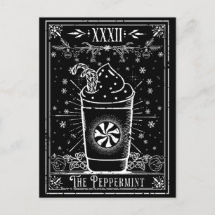 Pepparmyntslatte Tarotkortet Vykort