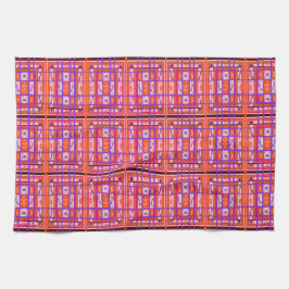 pepparnäbbad servisare i mönster kökshandduk