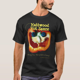 Pepper Ansikte vid Hattwood Hett Sauce T-Shirt