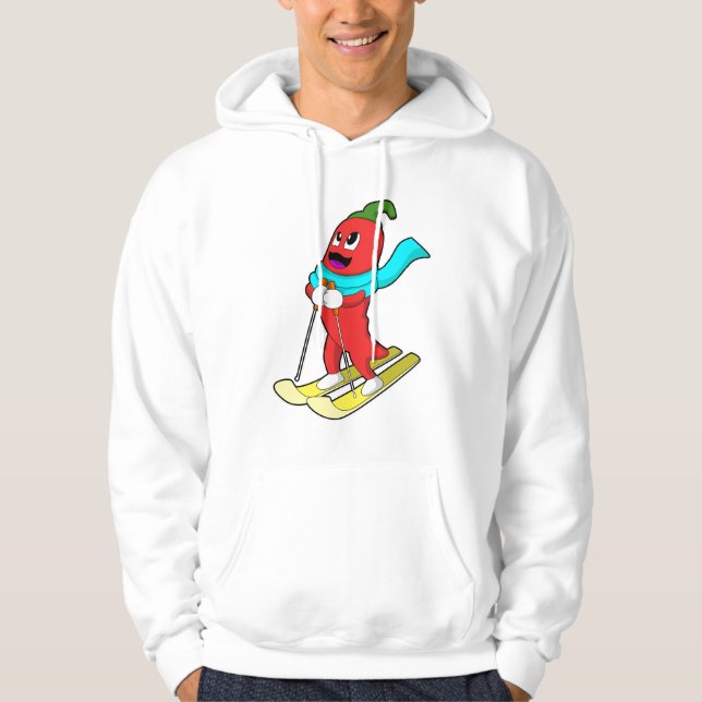 Pepper as Skier med Ski Hoodie (Framsida)