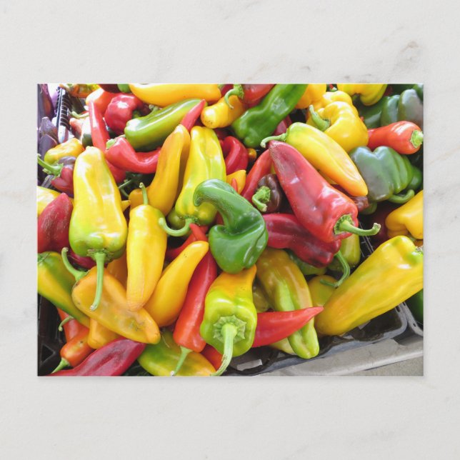 Pepper Collage Vykort (Framsida)