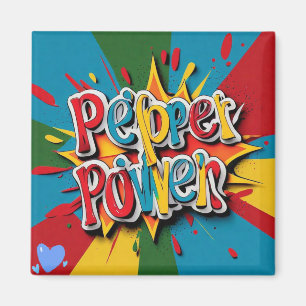 Pepper Färg Burst Magnet