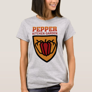 Pepper Köks trädgård Varm Sås Älskare Grafik T Shirt