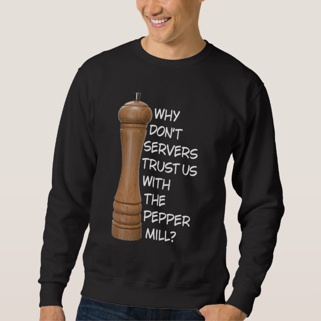 Pepper Mill-mysteriet Lång Ärmad Tröja (Framsida)