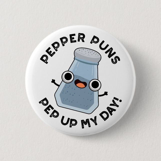 Pepper Puns pepar upp min dagsluss matpåse Knapp (Framsida)