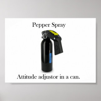 Pepper Spray Poster