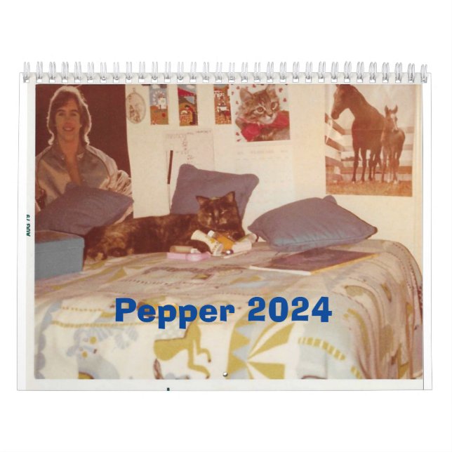 Pepper the Cat 2024 Calendar Kalender (Omslag)