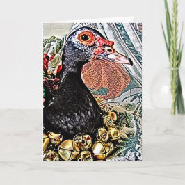 Pepper the Muscovy, jul Helgkort
