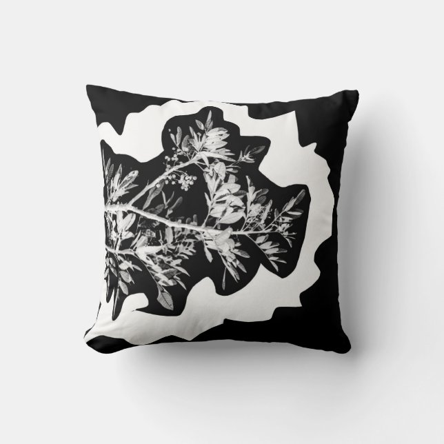 Pepper Träd Flowers Löv Natur Pillow Cushion Kudde (Framsida)