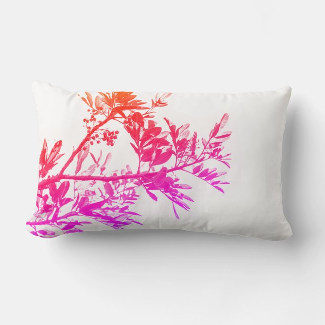 Pepper Träd Flowers Löv Natur Pillow Cushion Lumbarkudde (Framsida)