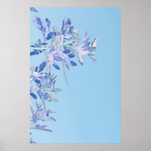 Pepper Träd Lämnar Nature Minimalistic Poster