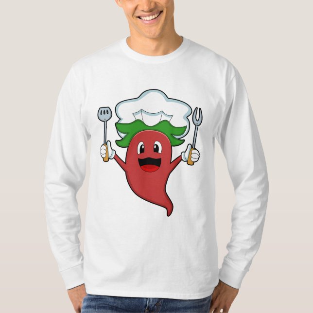 Pepper Vegan Cook T Shirt (Framsida)
