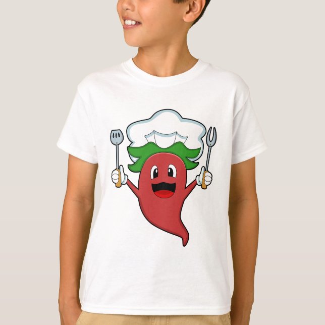Pepper Vegan Cook T Shirt (Framsida)