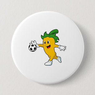 Pepper Vegan som fotbollsspelare med fotboll.PNG Knapp